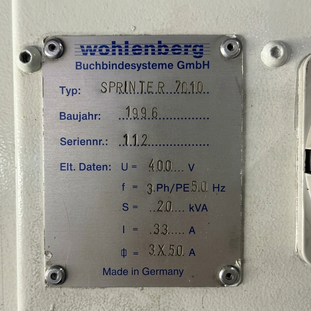 Wohlenberg Sprinter Gathering & Perfect Binding Line - Detail View 8