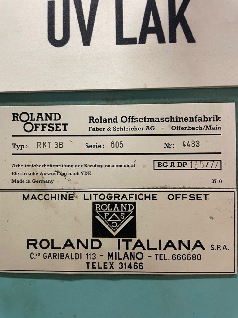 Man Roland RKT - Detail View 2