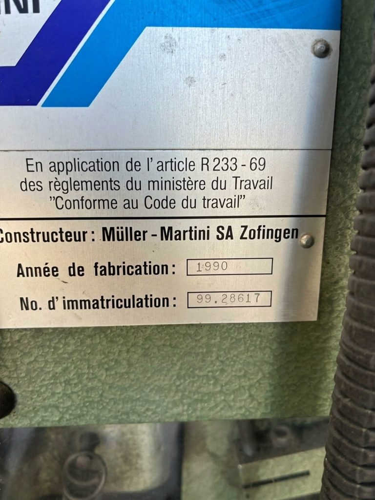 Muller Martini 1509 Saddle Stitcher (1990) - Detail View 6