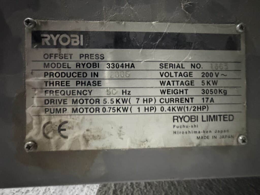 Ryobi 3304 HA - Detail View 3